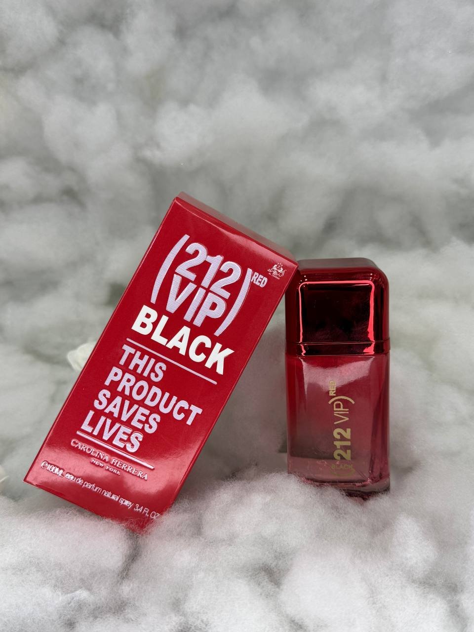 (212 VIP RED ) BLACK