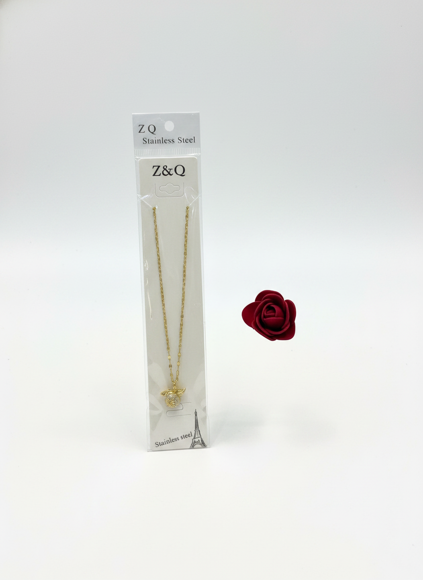 Van Cleef Style White Clover Necklace